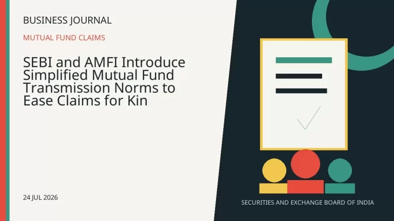 SEBI and AMFI Introduce Simplified Mutual Fund Transmission Norms to Ease Claims for Kin